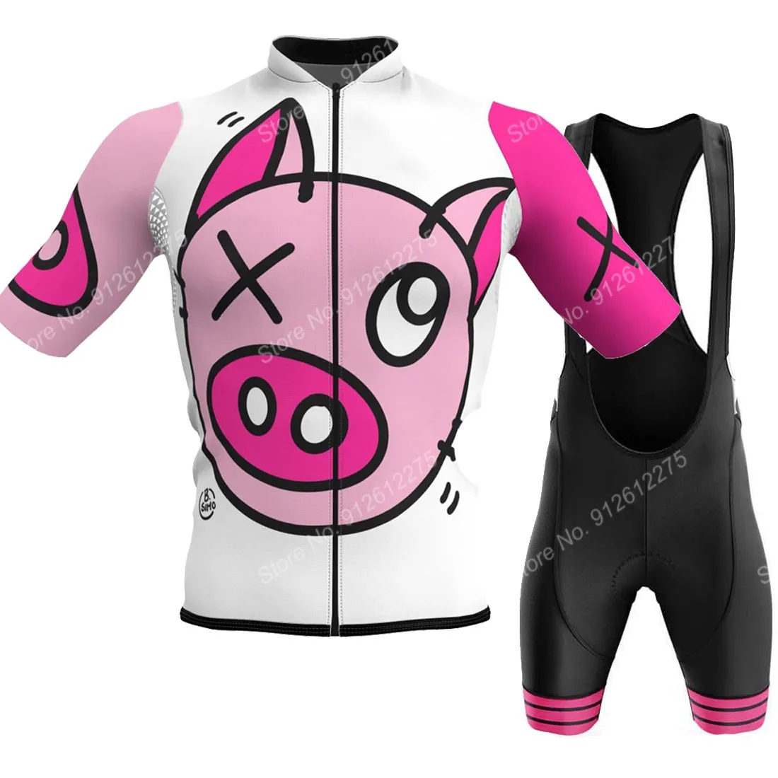 Mountain Biking Pants - Set Cartoon Comic Pig 2023 Maglia