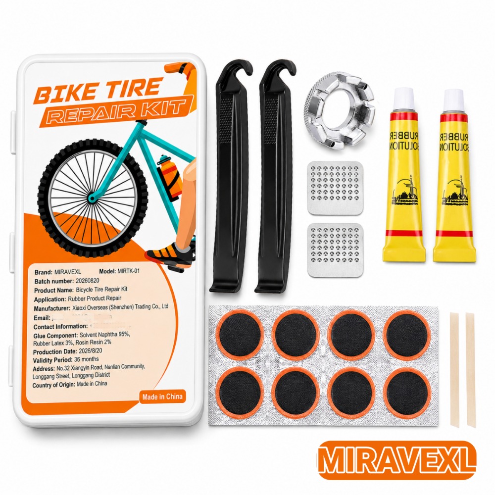 Mountain Biking Kit - Kit Riparazione Pneumatici Bici, Kit Riparazione