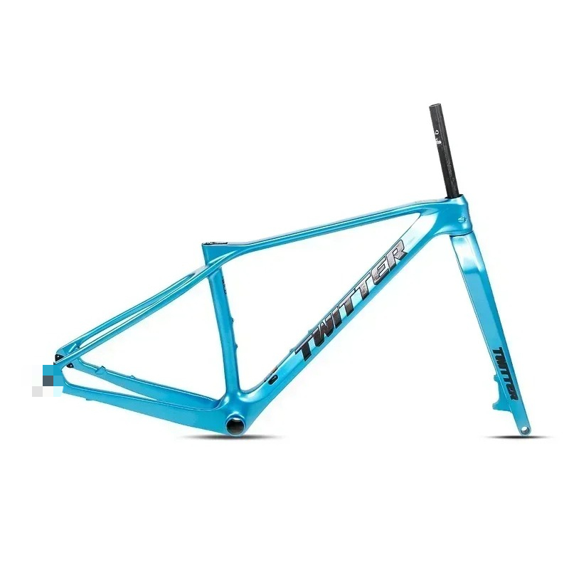 Mountain Biking Drawing - Telaio per mountain bike in fibra