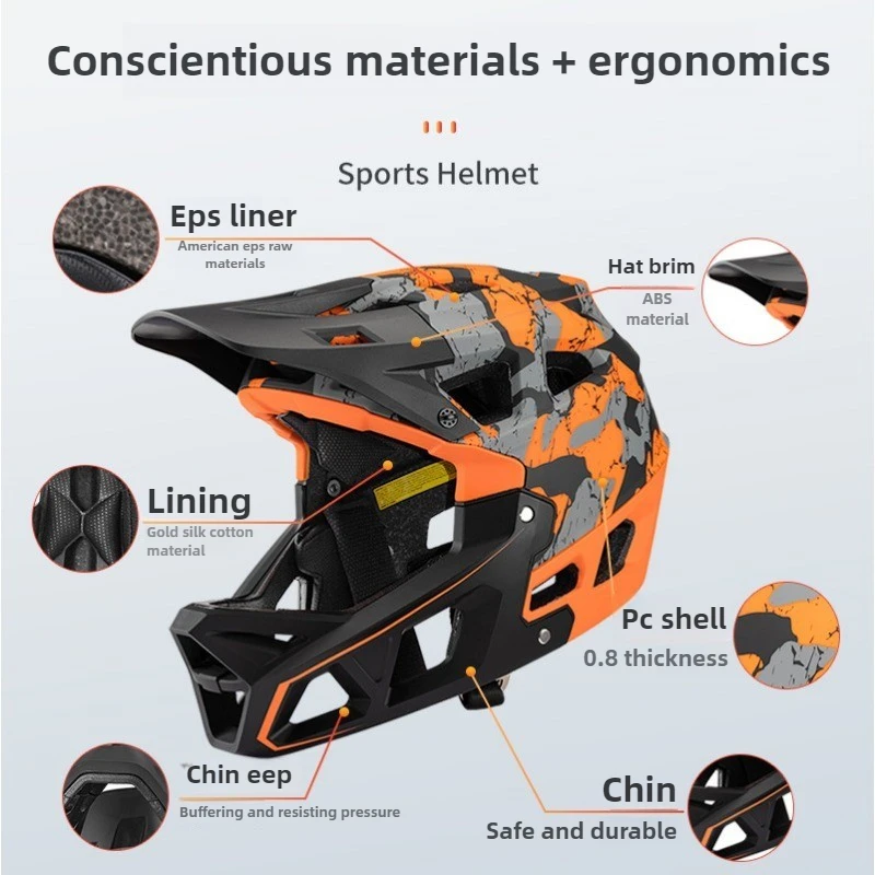 Nuovo Casco Integrale da Mount - Mountain Biking Races recensione e prezzo